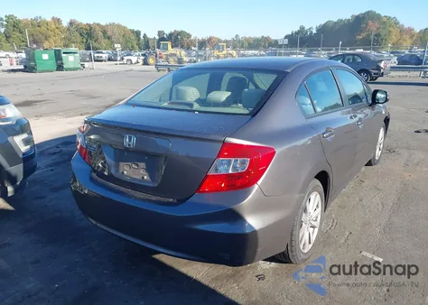 2012 Honda Civic Ex из США, поврежденный, VIN 19XFB2F86CE107126